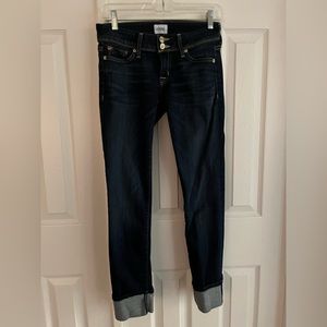 Hudson Jeans Ginny Crop Straight with Cuff sz 26